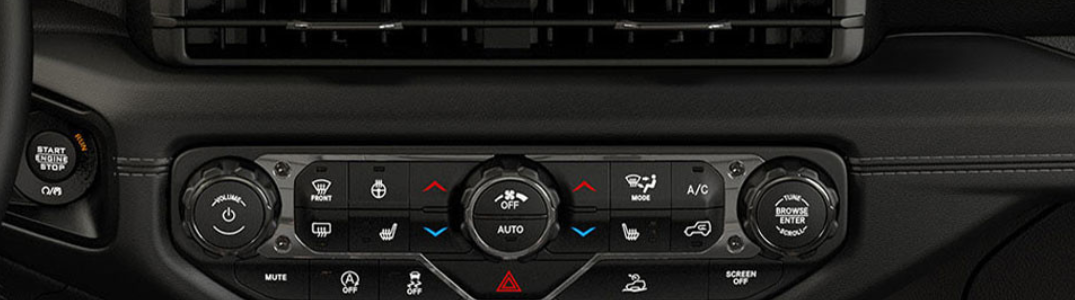 2025 Jeep Wrangler control panel