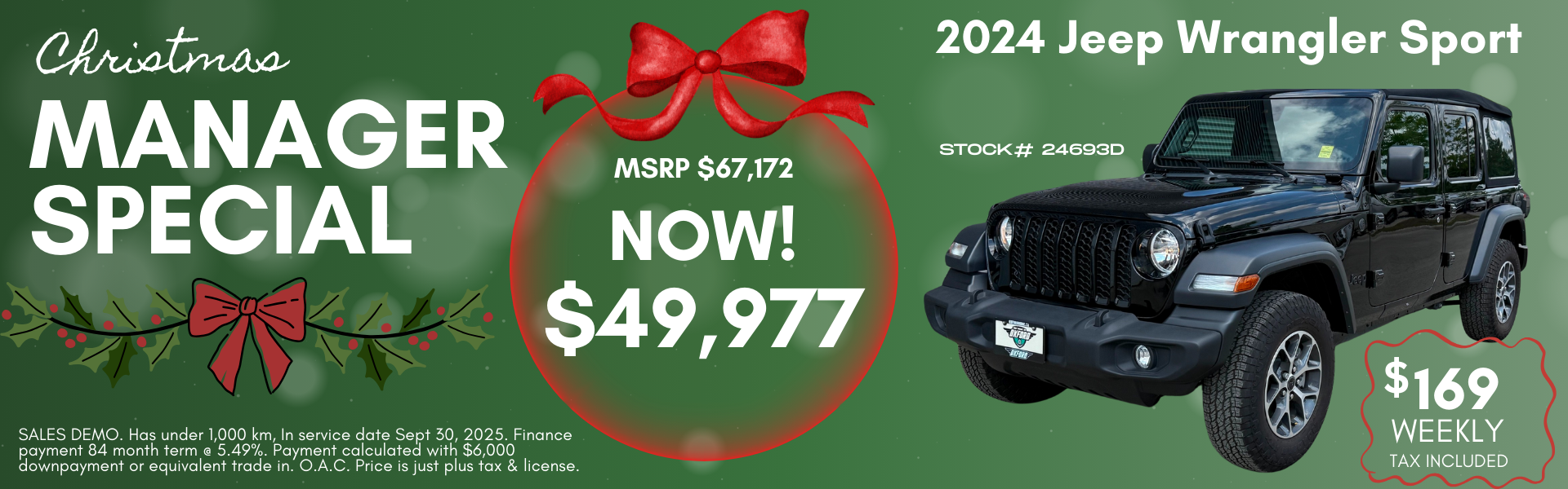 2024 Jeep Wrangler Manager Special