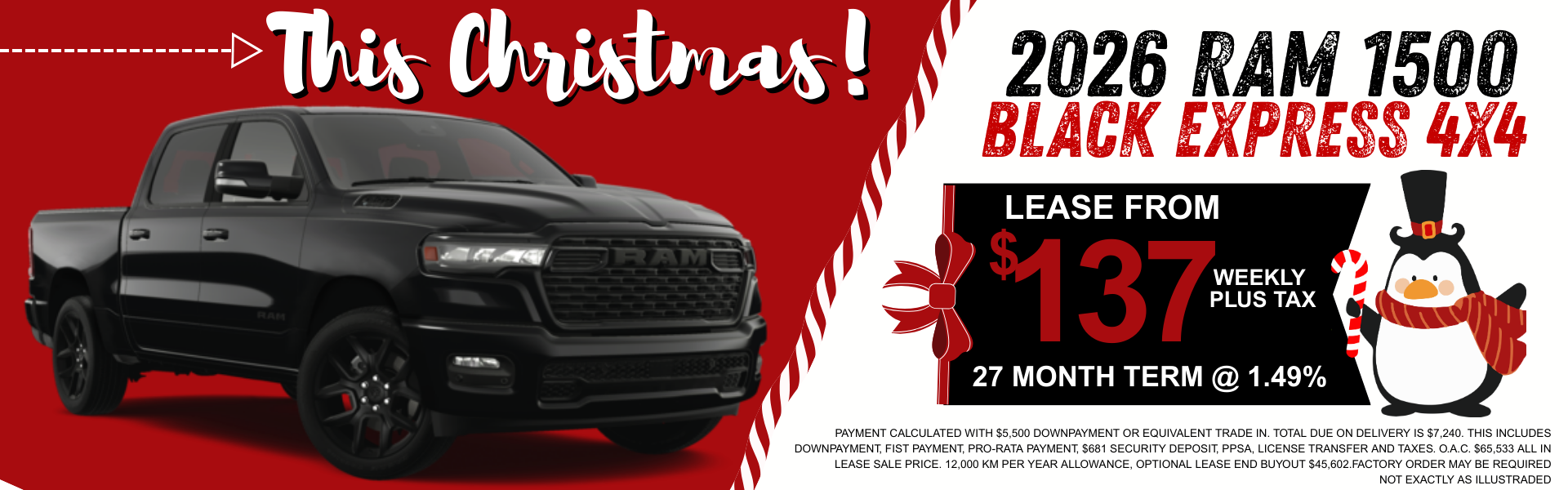 2026 RAM 1500 Black Express