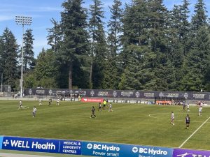 Vancouver Rise playing the Ottawa Rapid