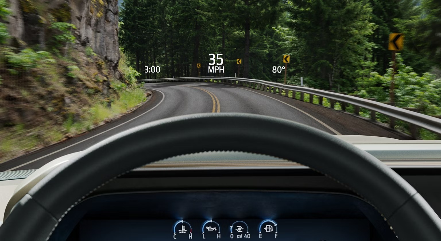 2026 Ford F-150 head-up display
