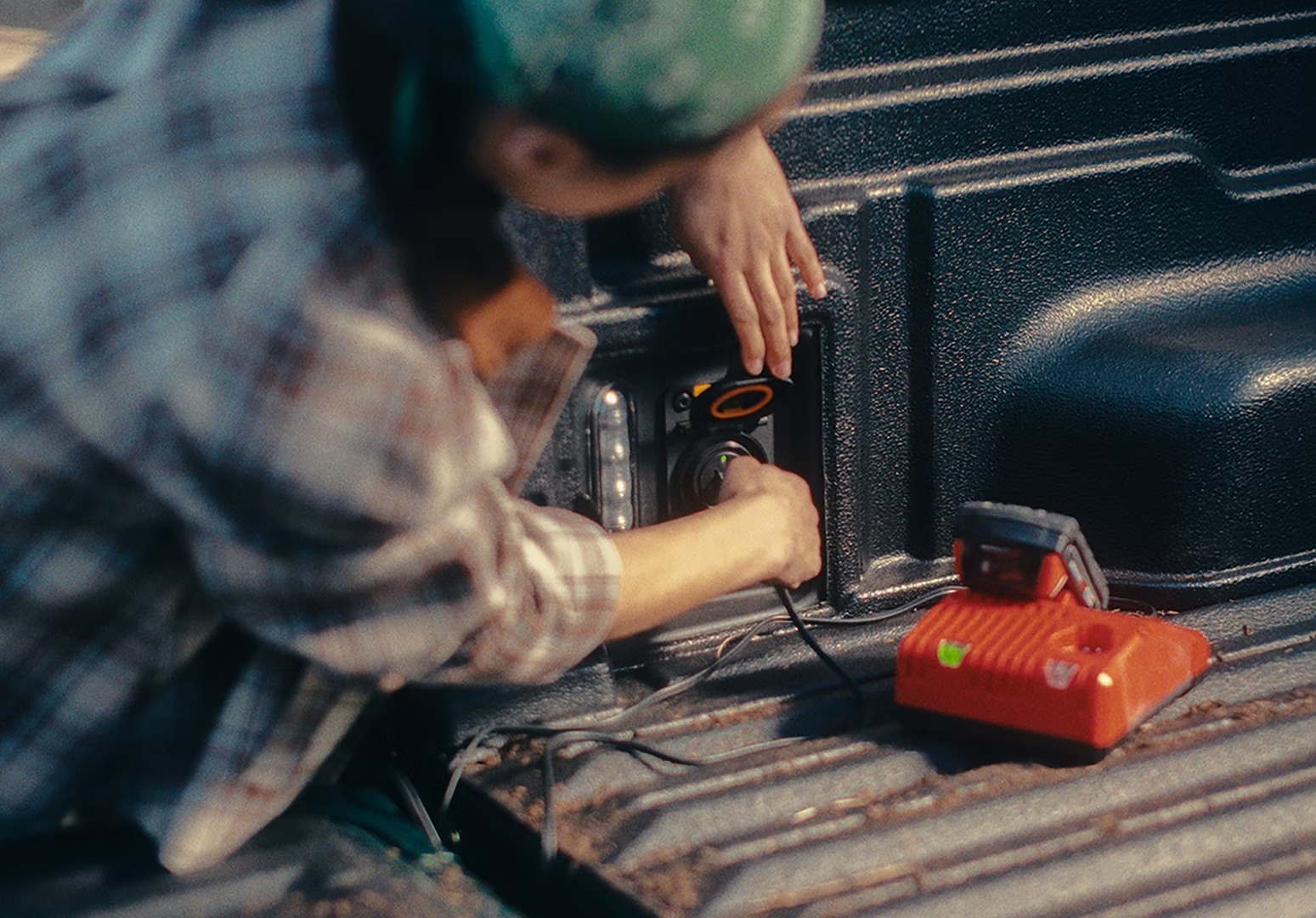 Unknown person using power outlet in 2026 Ford Maverick