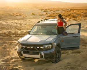 Unknown person standing on driver's side of 2026 Ford Bronco Sport