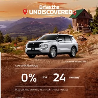 Platinum Mitsubishi Outlander PHEV Specials Offers Incentives 0%  Calgary, Alberta, AB, Alta Calgary Airdrie Strathmore Canmore Banff Cochrane Okotoks High River