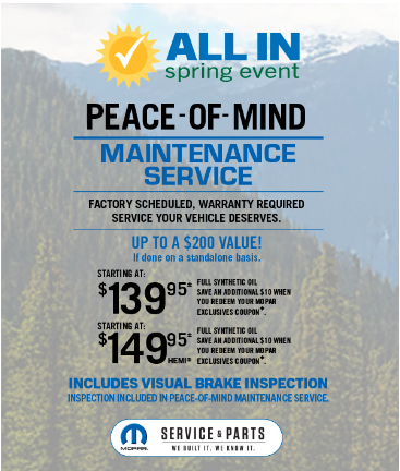 Peace-Of-Mind Maintenance Service