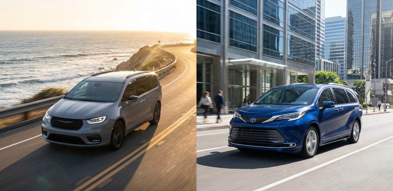 2025 Chrysler Pacifica vs 2026 Toyota Sienna