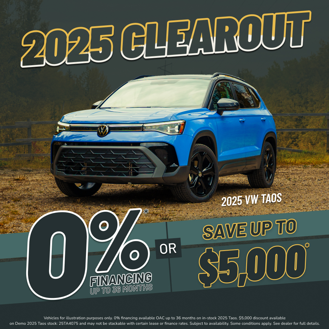 2025 Taos – 0% or $5000 Savings 2025 Taos – 0% or $5000 Savings