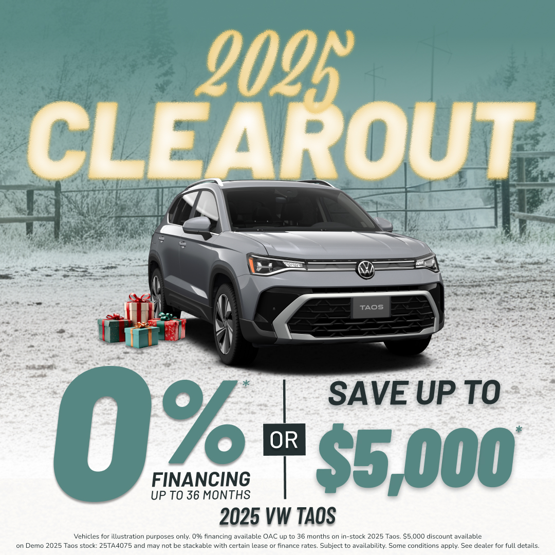 2025 Taos – 0% or $5000 Savings