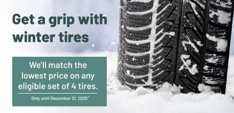 We’ll match the lowest price on eligible sets of 4 tires.