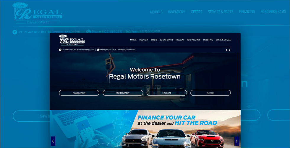 Regal Motors Ltd. New & Used Ford Dealer Rosetown, SK