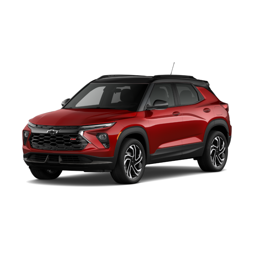 2026 Chevrolet Trailblazer in Radiant Red, subcompact SUV with bold design, advanced technology, and Chevrolet reliability