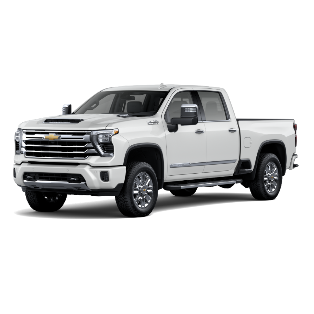 2026 Chevrolet Silverado 2500 High Country in Summit White, powerful full-size truck combining rugged performance with upscale design and comfort