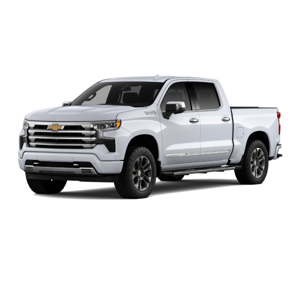 2026 Chevrolet Silverado 1500 High Country in Summit White, full-size luxury pickup with premium interior, advanced towing capabilities, and cutting-edge technology