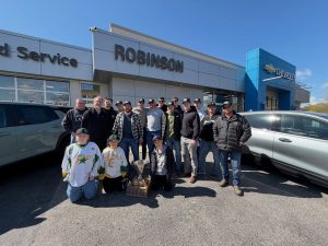 Seaforth centenaires hockey team sponsored by Robinson Chevrolet Seaforth