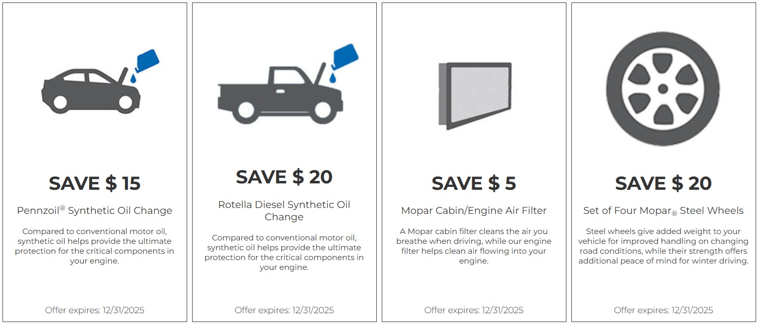 Rocky Mountain Dodge Service Parts Coupons December 2025 Nordegg Drayton Valley Innisfail Olds Red Deer Sylvan Lake Blackfalds Lacombe Stettler Ponoka Alberta AB Alta