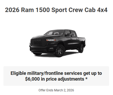 2026 Ram 1500 Express FINANCE FOR 159 weekly AT 4.99 percent