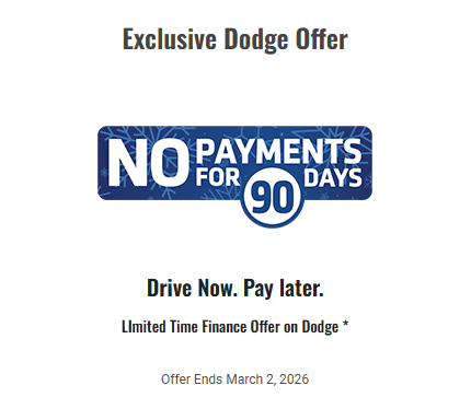 No Payments for 90 Days Dodge Specials Offers Incentives Rocky Mountain House Sylvan Lake Innisfail Red Deer Drayton Valley Stettler Olds Lacombe Blackfalds Alberta Ab Alta Dodge Specials Offers Incentives Rocky Mountain House Sylvan Lake Innisfail Red Deer Drayton Valley Stettler Olds Lacombe Blackfalds Alberta Ab Alta