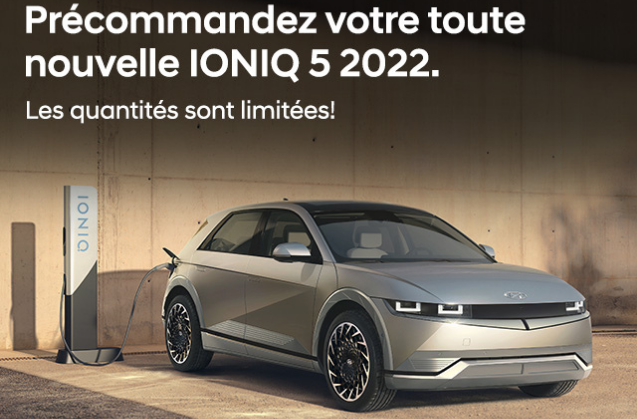 Réservez votre IONIQ 5 ! Réservez votre IONIQ 5 !