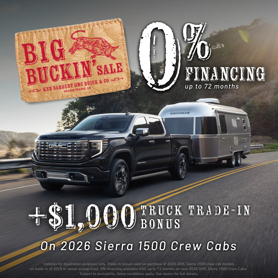 2026 Sierra 1500 – Buck Interest and Get a Bonus