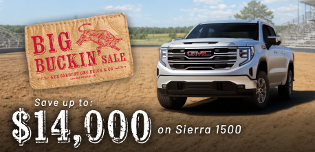 Save up to $14,000 on GMC Sierra 1500s