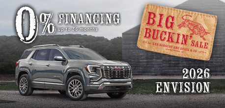 Get financing as low as 0% for up to 36 months OAC on 2026 GMC Terrain