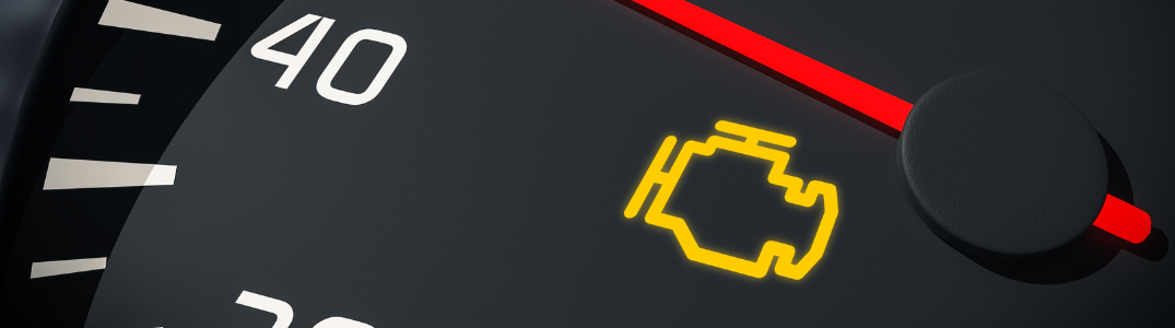 An active check engine light