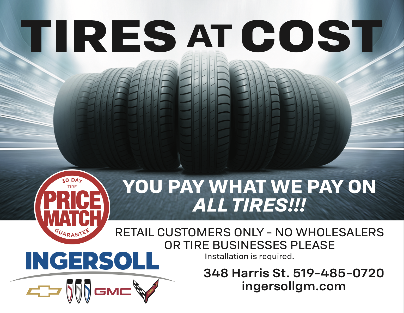 Tires at Cost