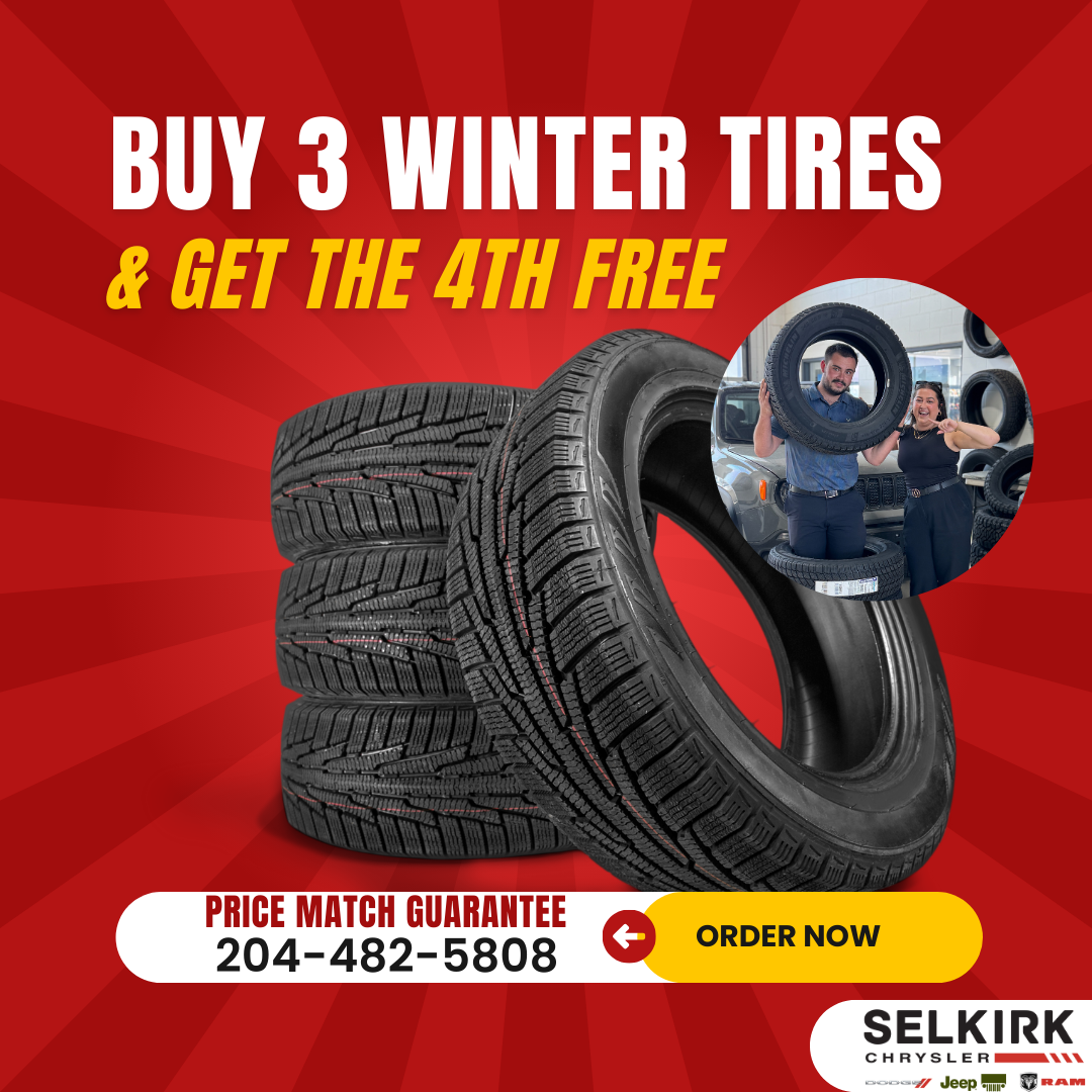 4 for 3 Winter Tires
