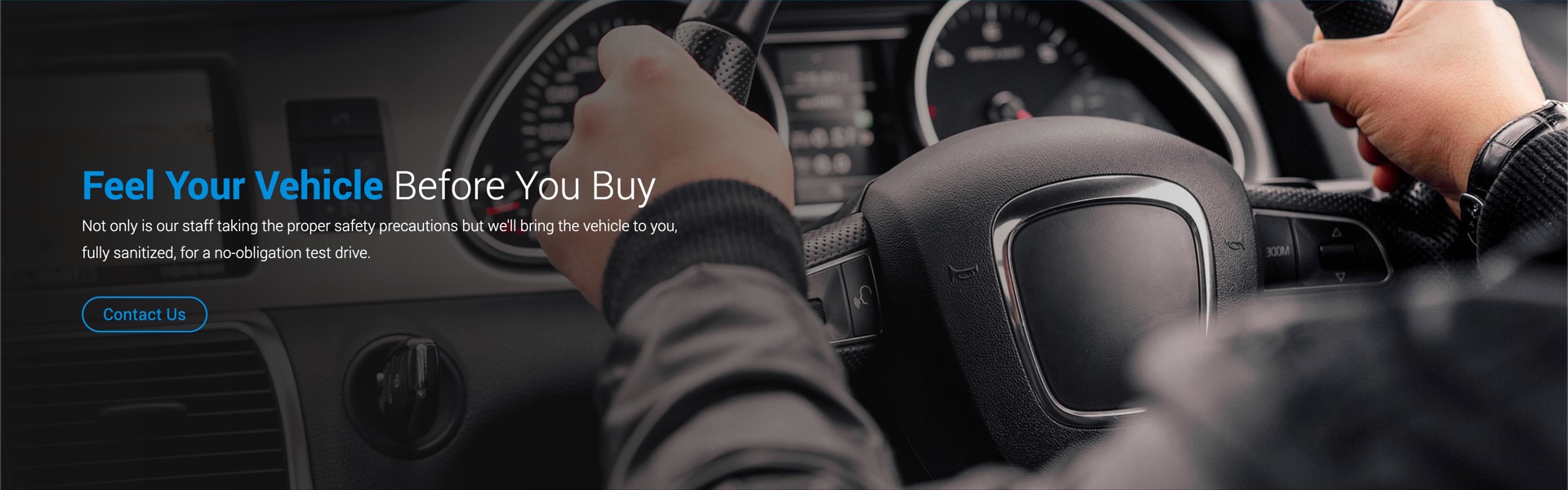 feel your vehicle before you buy
