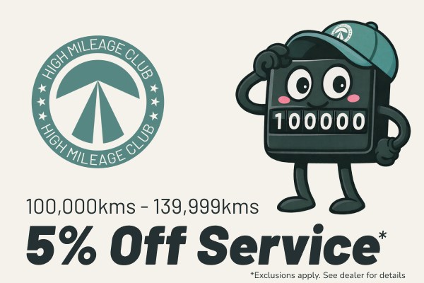 High Mileage Club – 5% Off