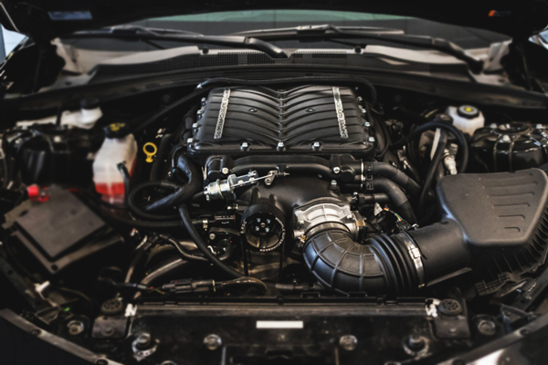 Supercharger installed with South Fort Customs in Fort Saskatchewan