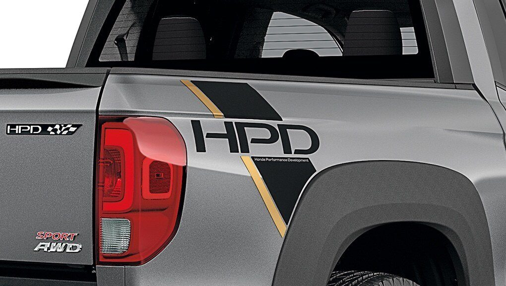 2022 honda ridgeline hpd package decals
