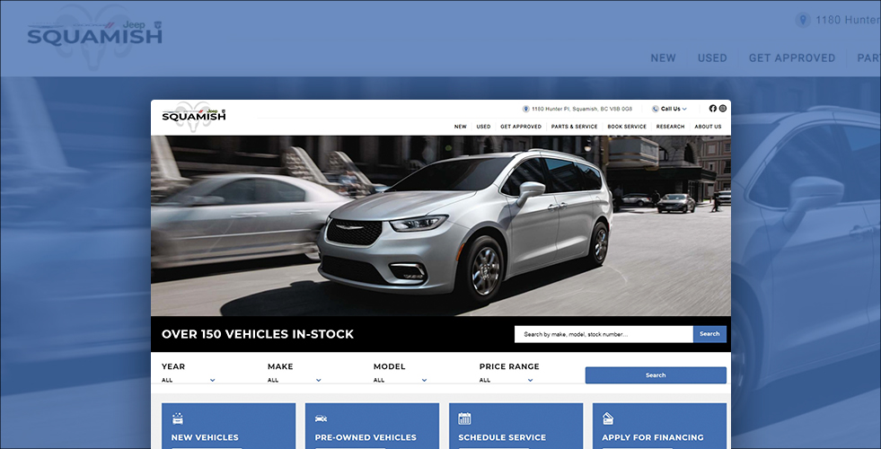 Squamish Chrysler Dodge Jeep Ram New & Used Dealer BC