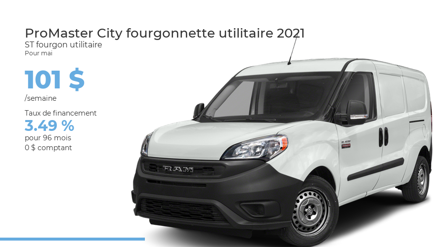 Ram ProMaster City fourgonnette utilitaire 2021 Ram ProMaster City fourgonnette utilitaire 2021
