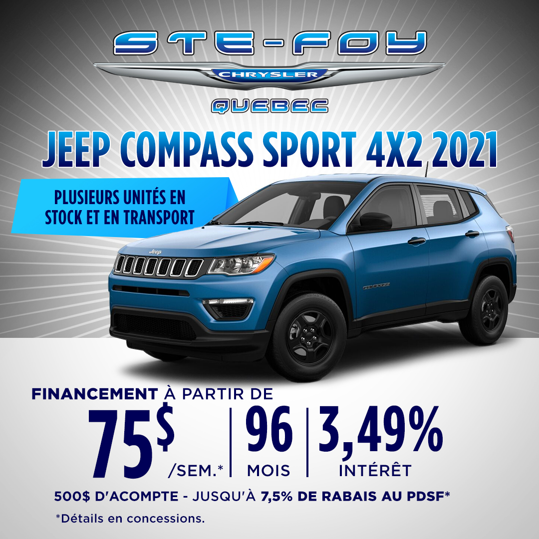 Jeep Compass Sport 4×2 2021 Jeep Compass Sport 4×2 2021