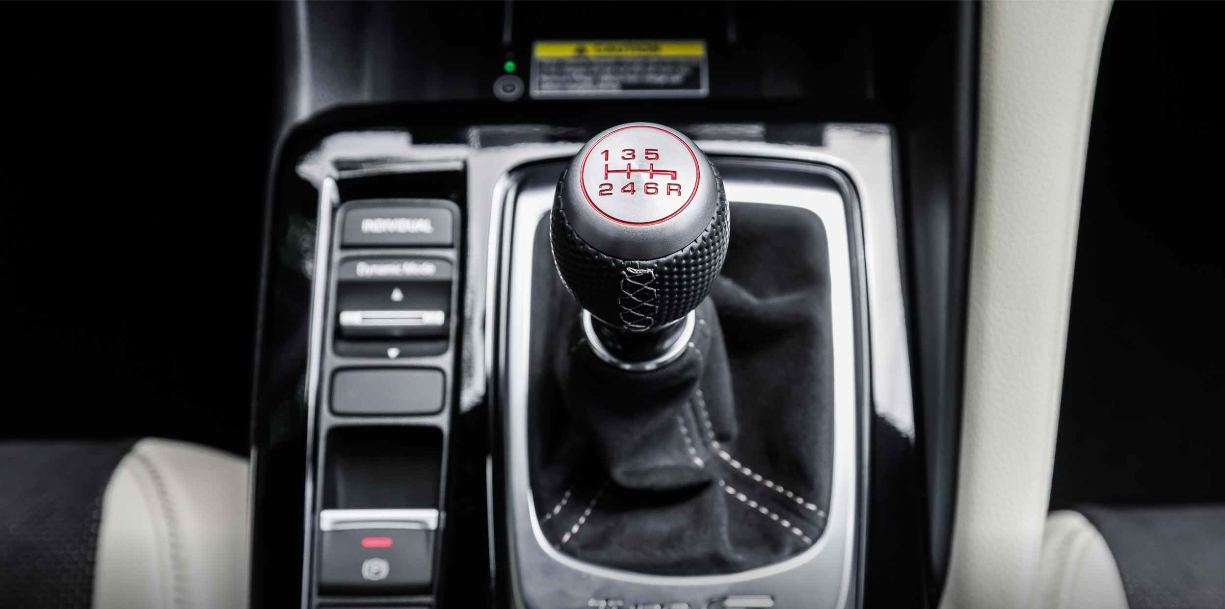 Gear shifter inside 2026 Acura Integra