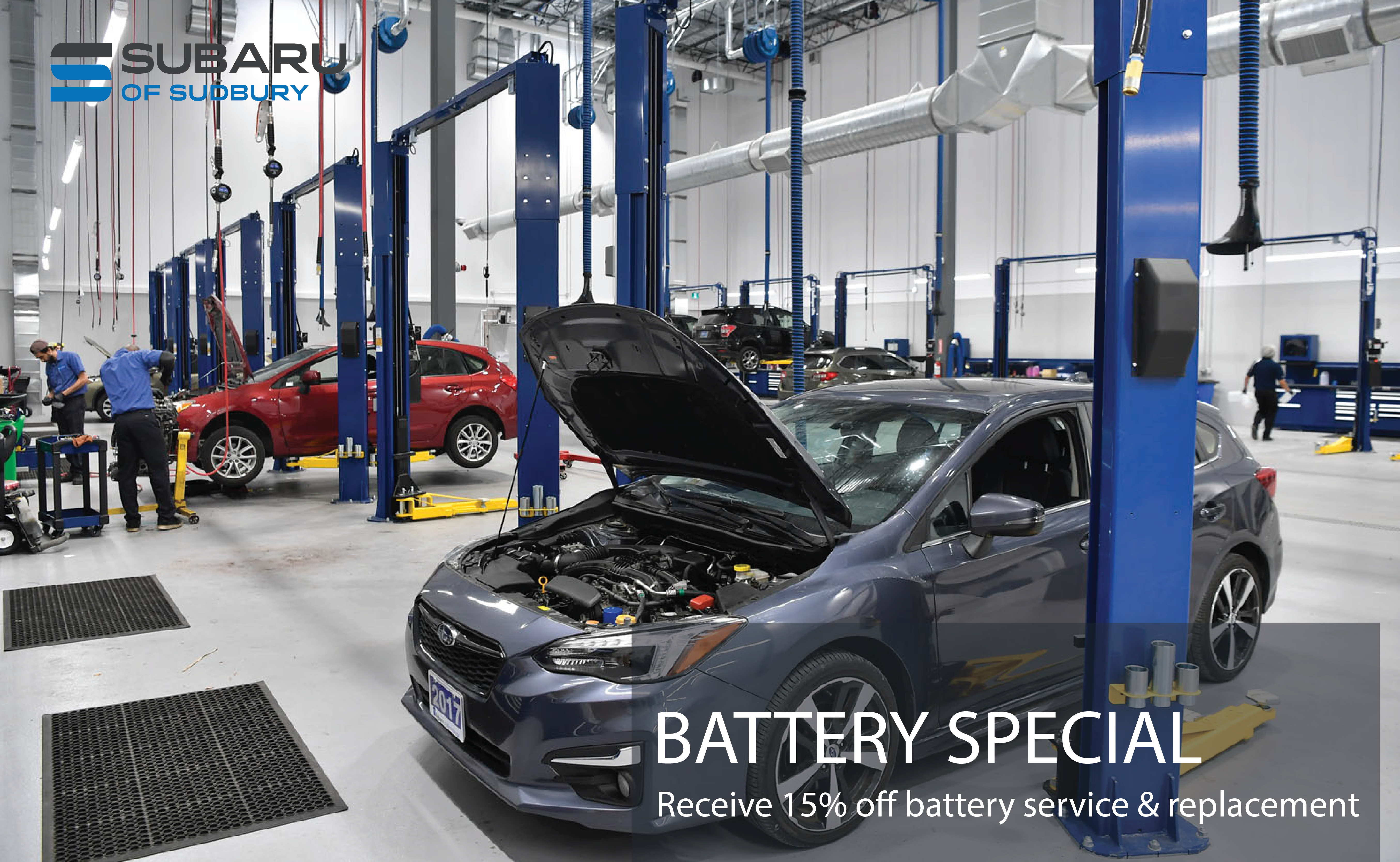 Receive 15% off Battery Service & Replacement Receive 15% off Battery Service & Replacement