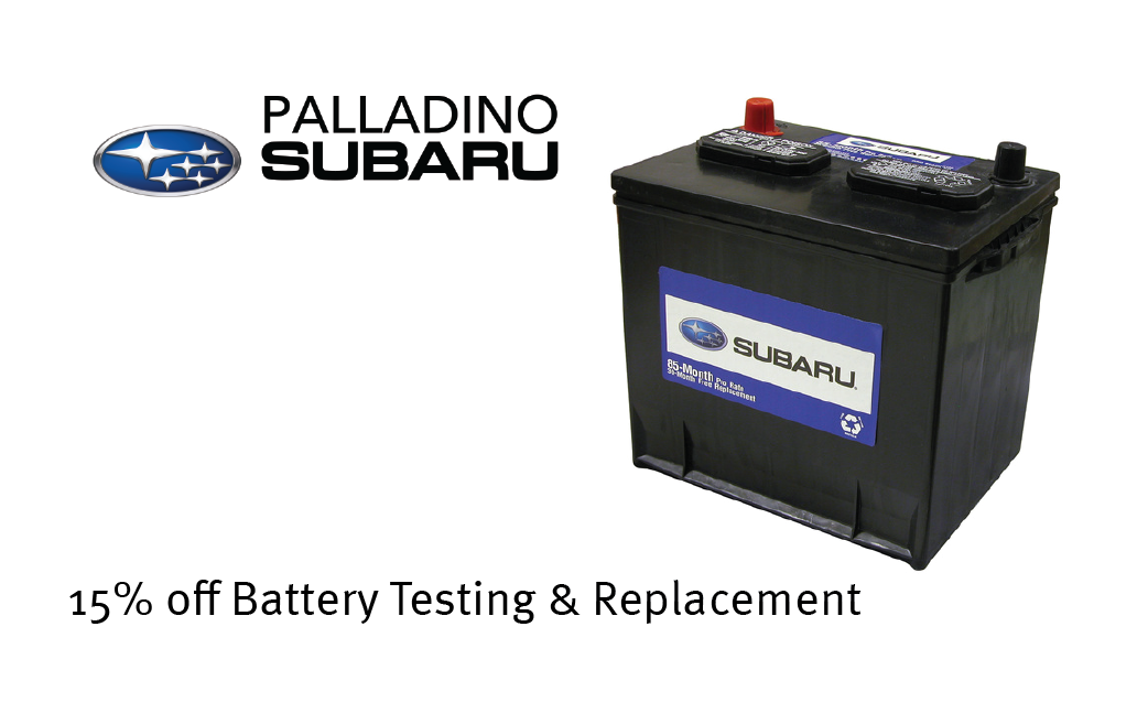 15% off Battery Testing & Replacement 15% off Battery Testing & Replacement