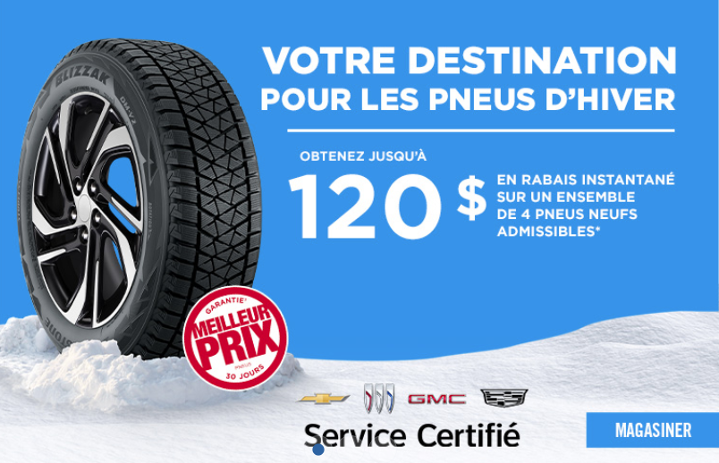 VOTRE DESTINATION POUR LES PNEUS D’HIVER
