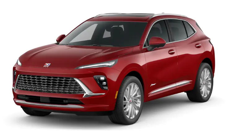 Buick Envision in Brilliant Red.
