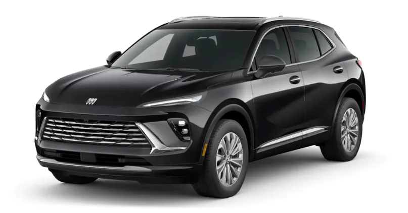Buick Envision in Ebony Twilight Metallic.