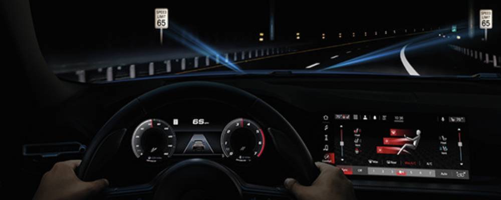 The 2025 Dodge Hornet's Traffic Sign Recognition system. New 2025 Dodge Hornet Safety Technology at Tarrabain Motor Products in Lac La Biche, AB