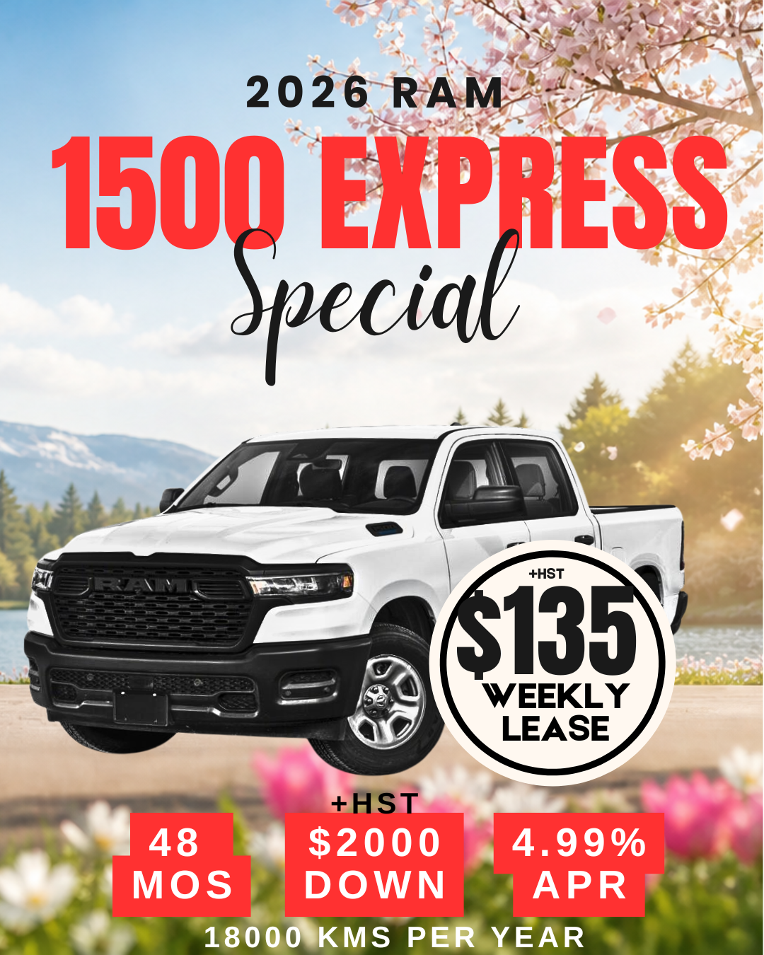 New Ram 1500 Leasing Special Offers and Deals | Mississauga, Brampton, Toronto