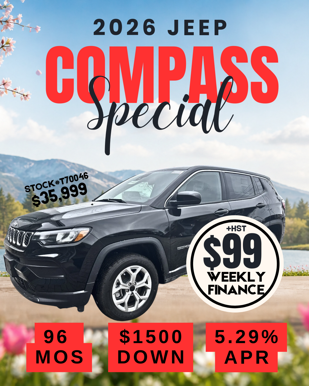 New Jeep Compass Special Offers and Deals | Mississauga, Brampton, Toronto