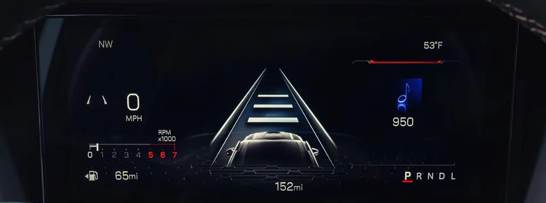 2026 GMC Terrain digital cluster
