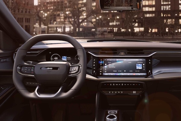 Interior of the 2026 Jeep Cherokee.