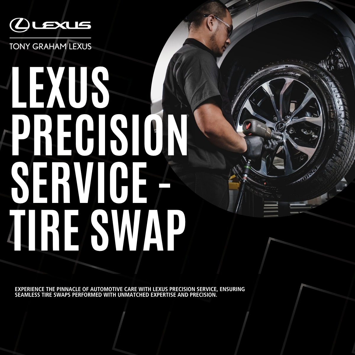 Lexus Precision Service – Tire Swap