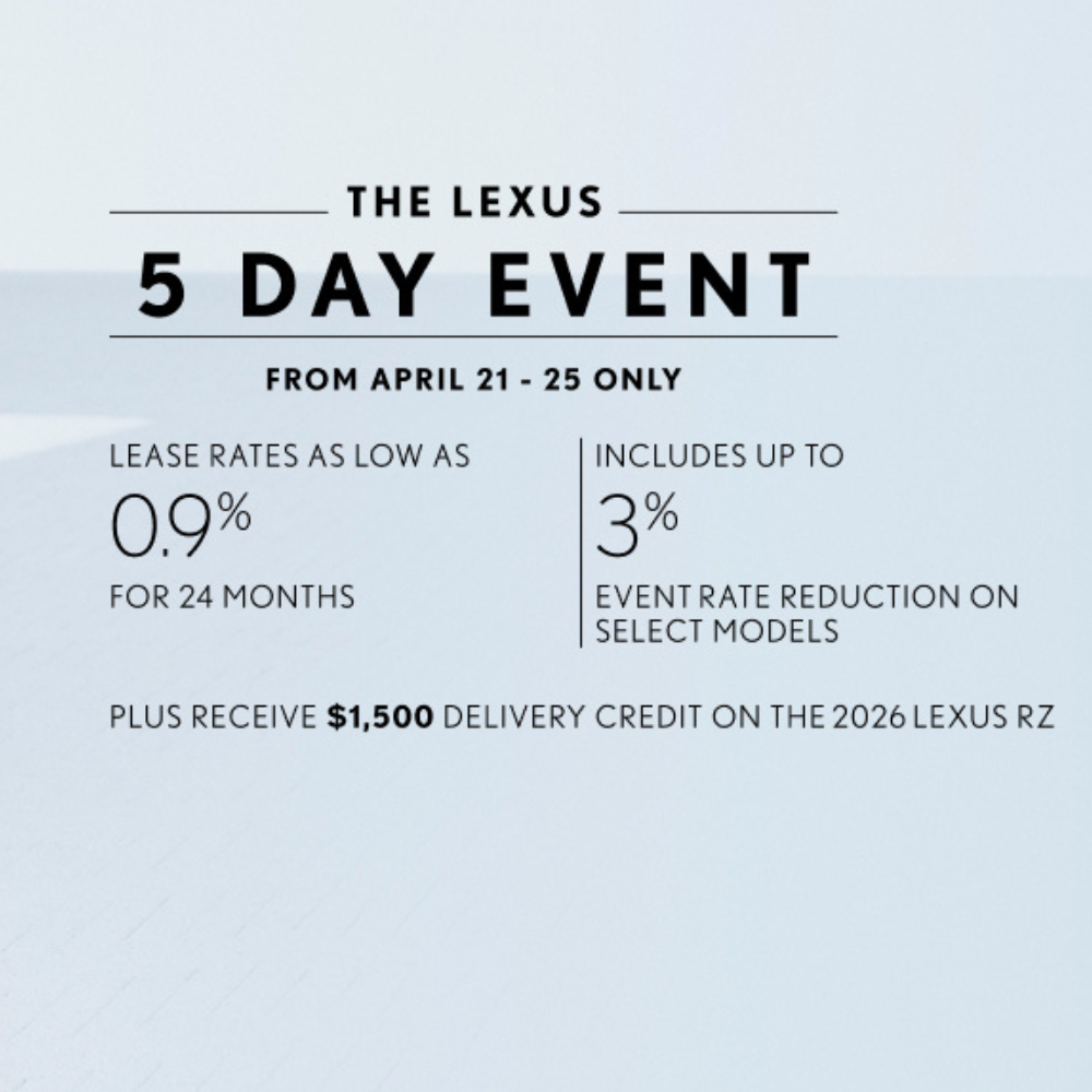 Discover the Lexus 5 Day Event