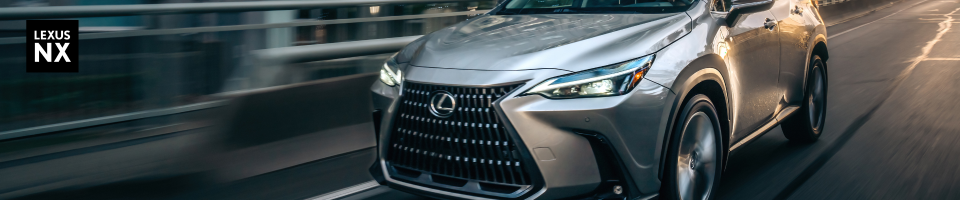 2026 Lexus NX350h F SPORT in motion
