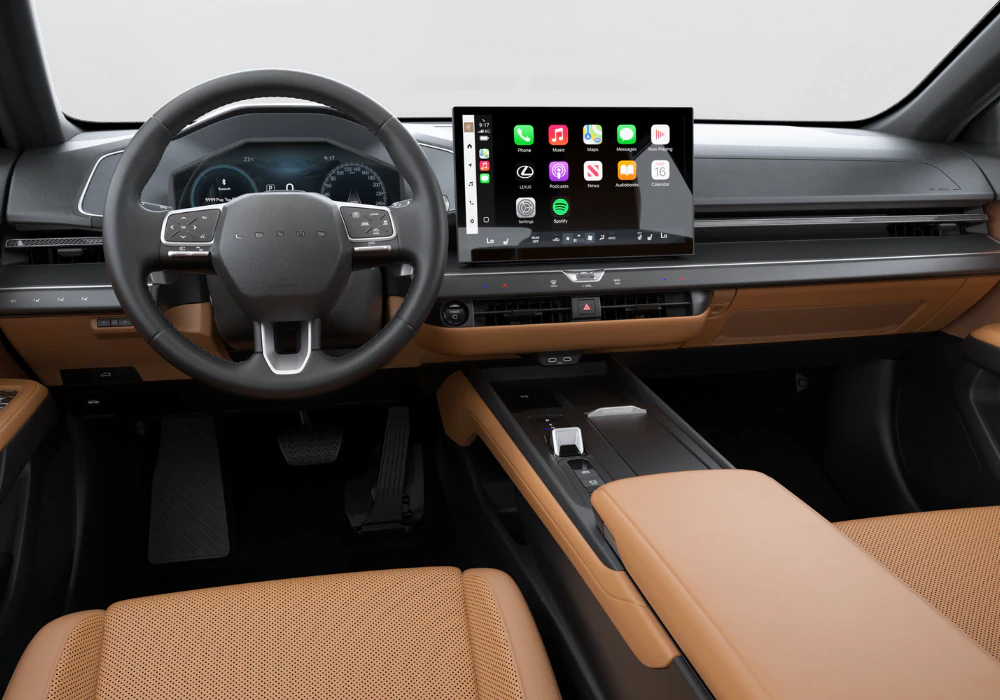 2026 Lexus ES All-Electric premium interior and dashboard